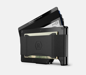 Aluminum Black Wallet - Strong & Durable | The Ridge