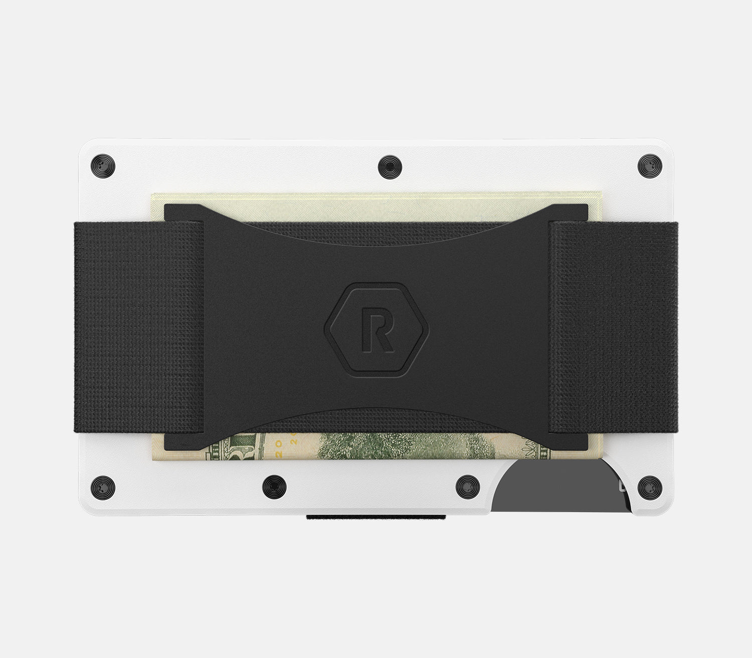 Slim Ridge Wallet White — High Grade Aluminum // The Ridge