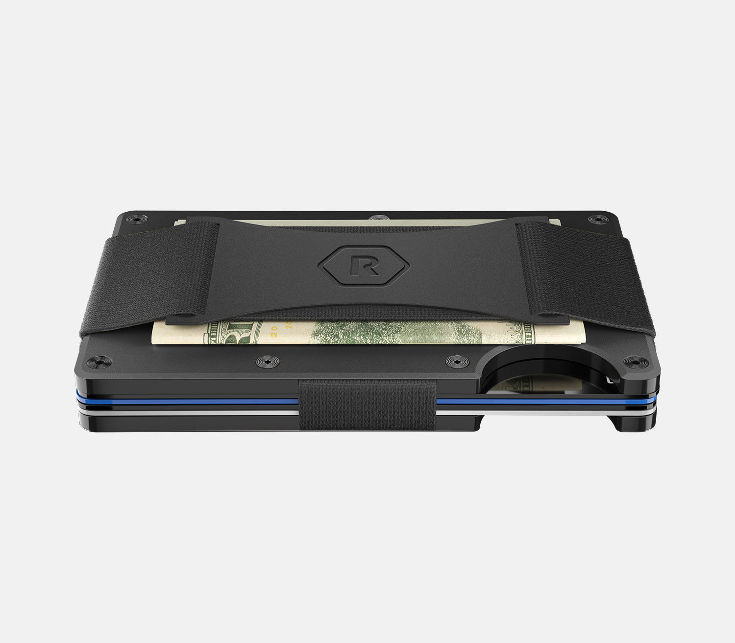 The Ridge Titanium Wallet | Black Money Clip