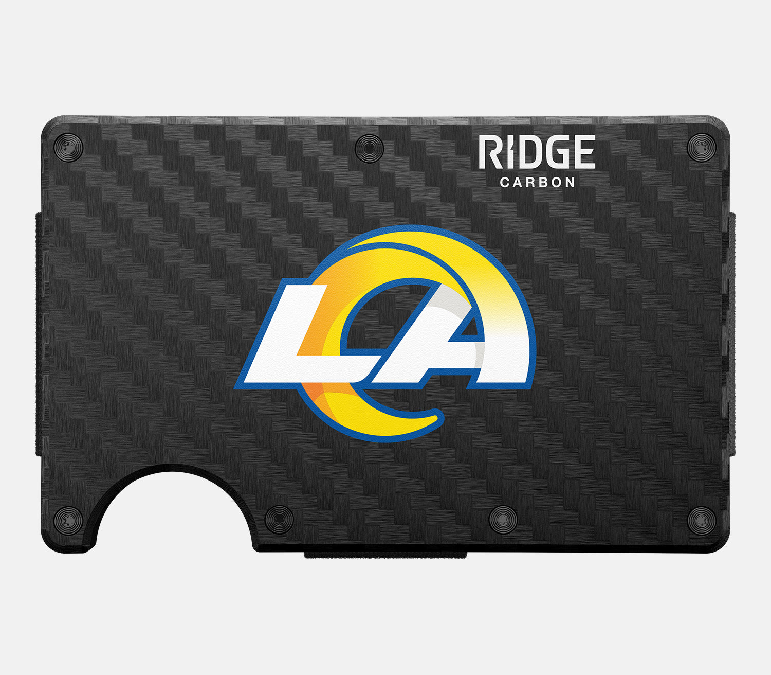 Ridge Wallet - Los Angeles Rams - Carbon Fiber 3k