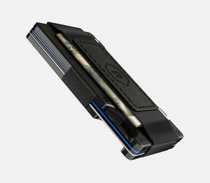 Ridge Wallet — Midnight Black | Leather