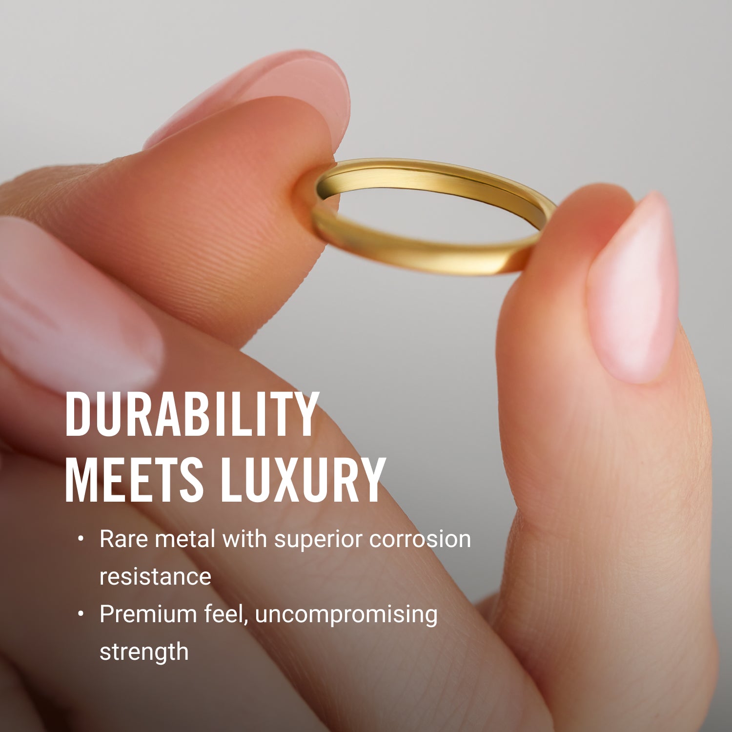 Ridge 2mm Rounded Ring Set - 14K Yellow Gold