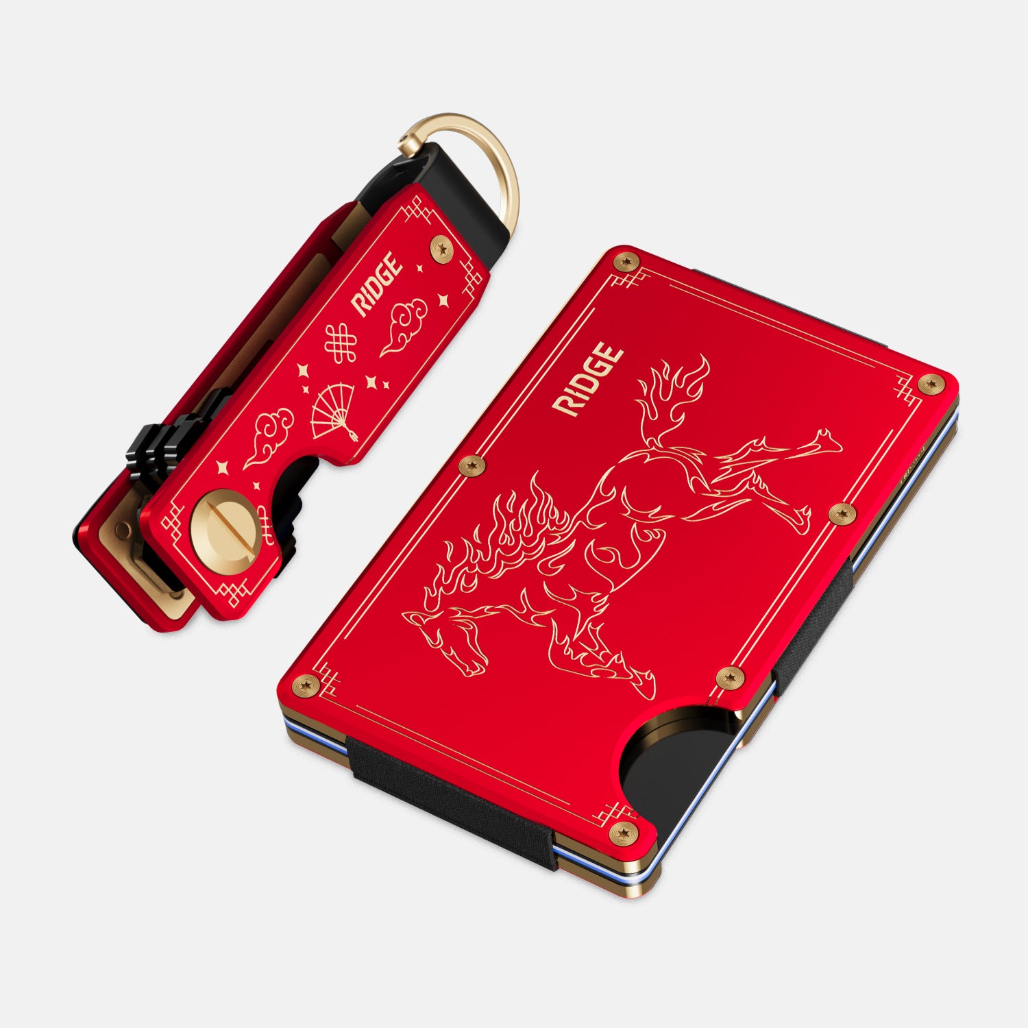 Ridge Wallet + KeyCase Kit | Year of the Fire Horse