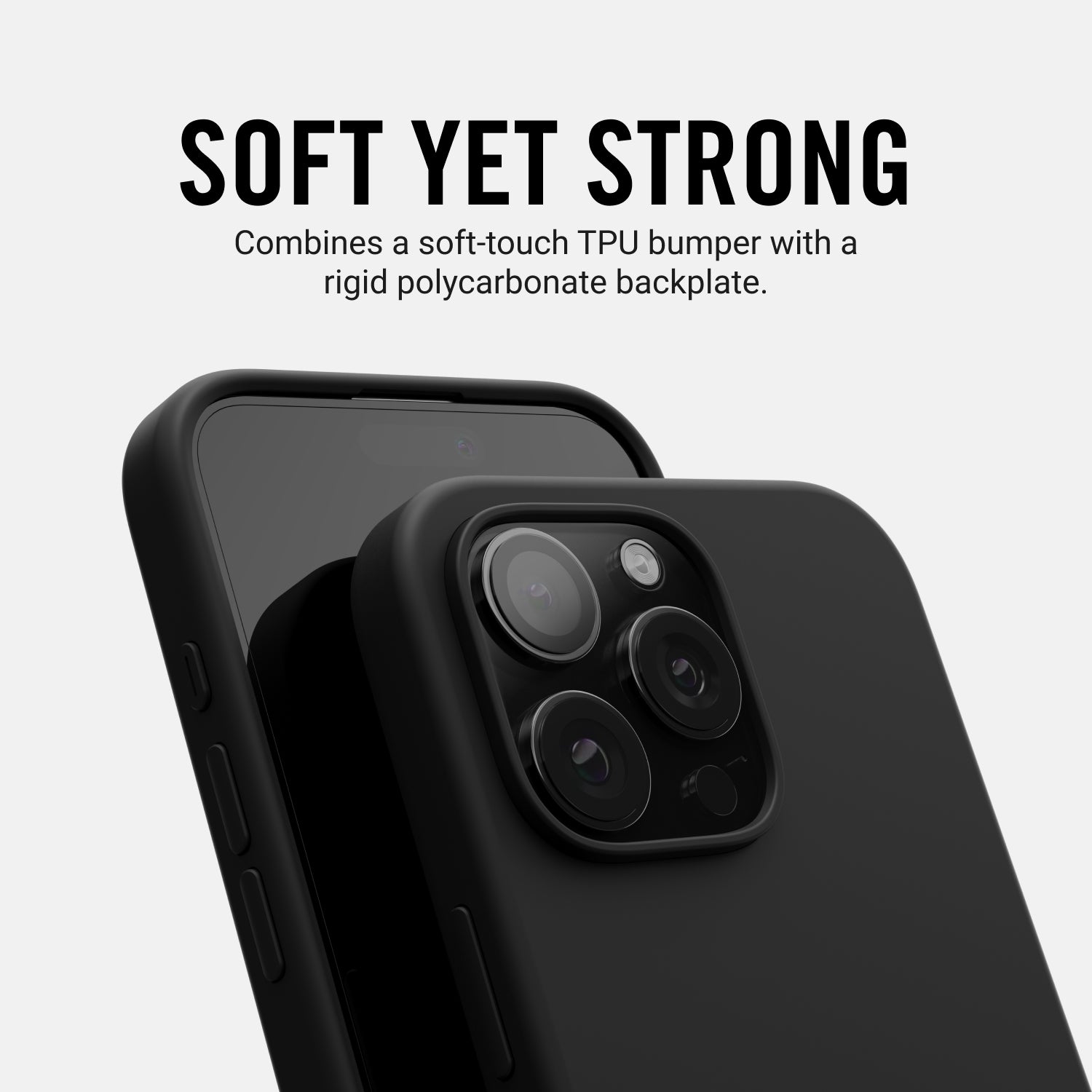 Ridge Phone Case - Matte Black - iPhone 16 Ridge Phone Case - Matte Black - iPhone 16