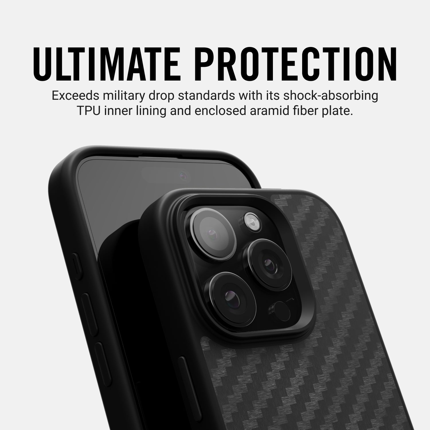 Ridge Phone Case - Carbon - iPhone 16 Plus Ridge Phone Case - Carbon - iPhone 16 Plus