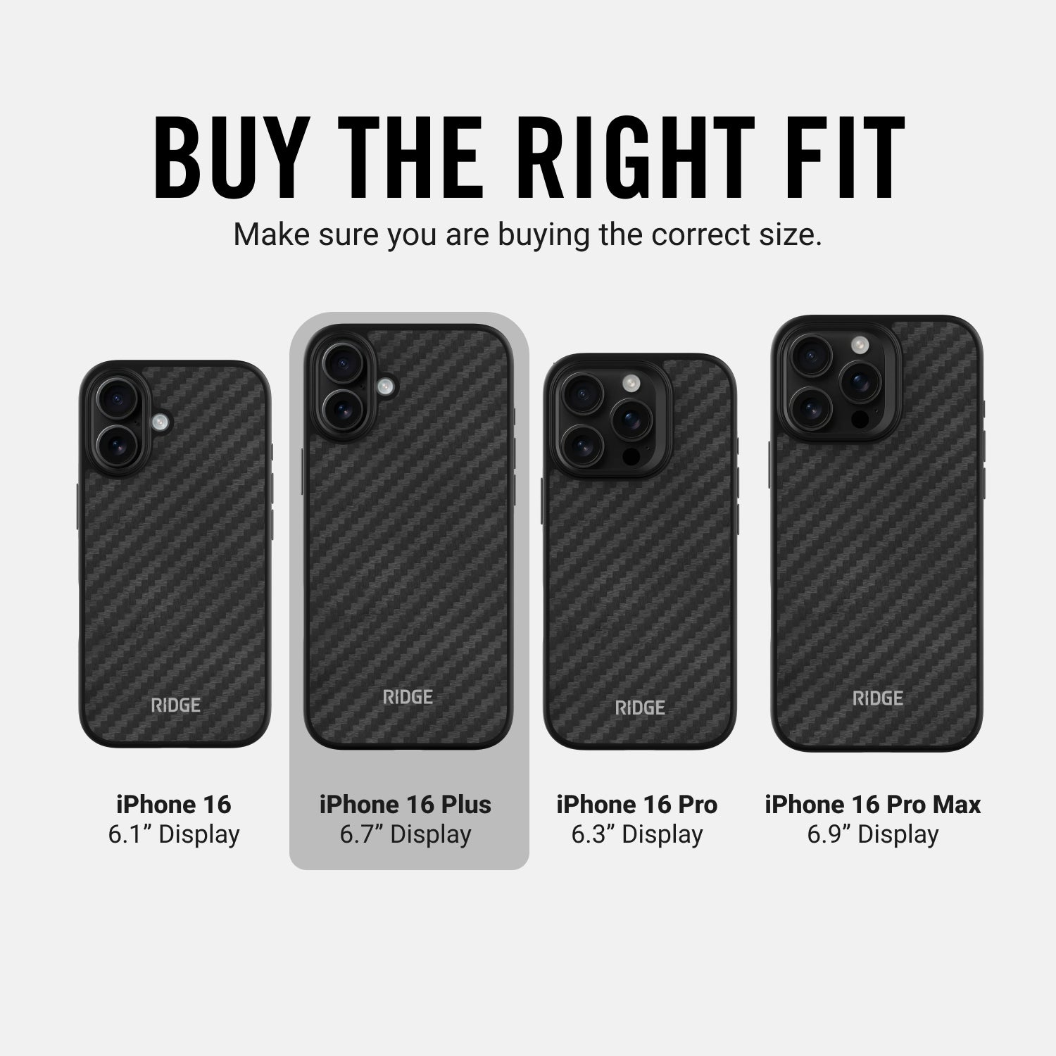 Ridge Phone Case - Carbon Ridge Phone Case - Carbon
