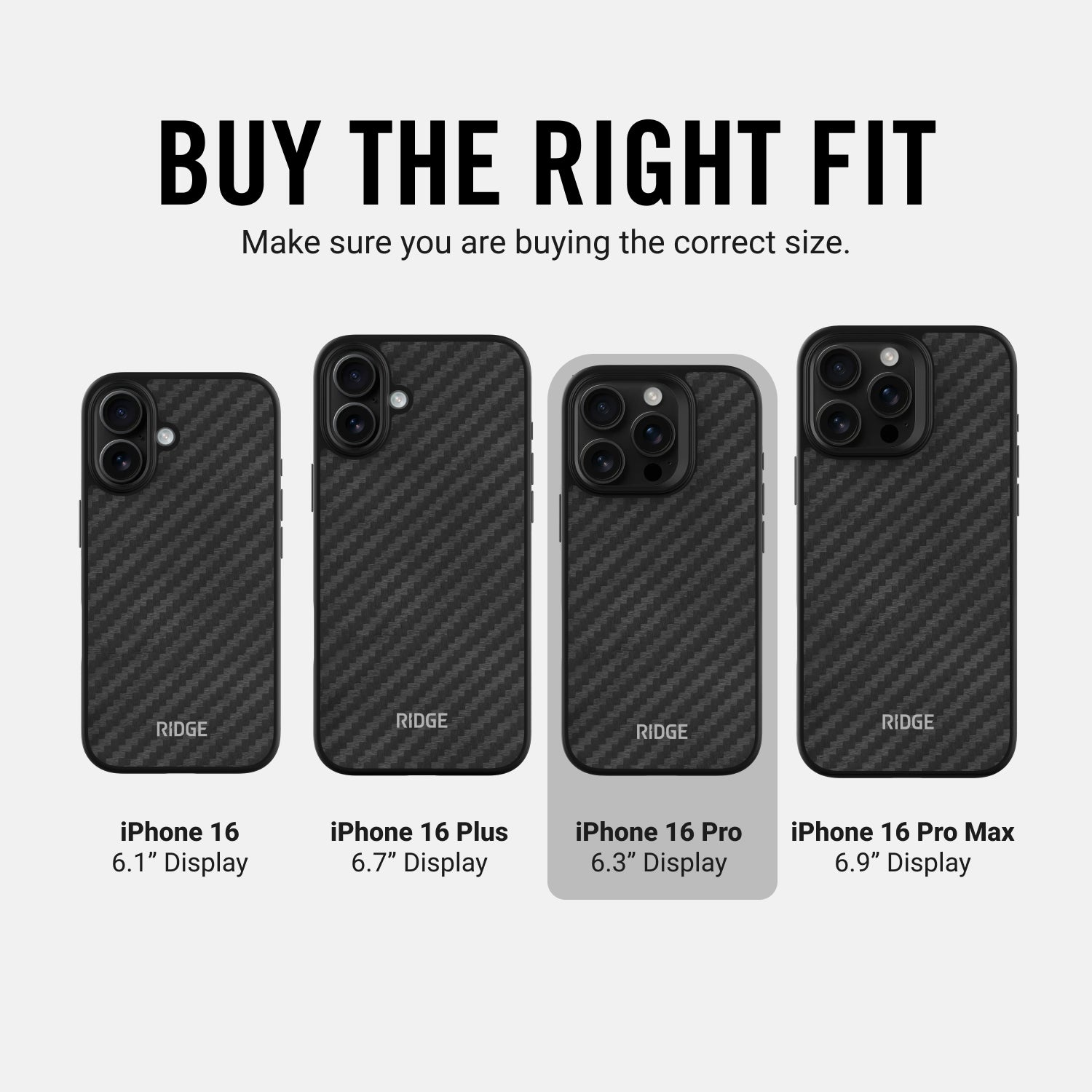 Ridge Phone Case - Carbon Ridge Phone Case - Carbon