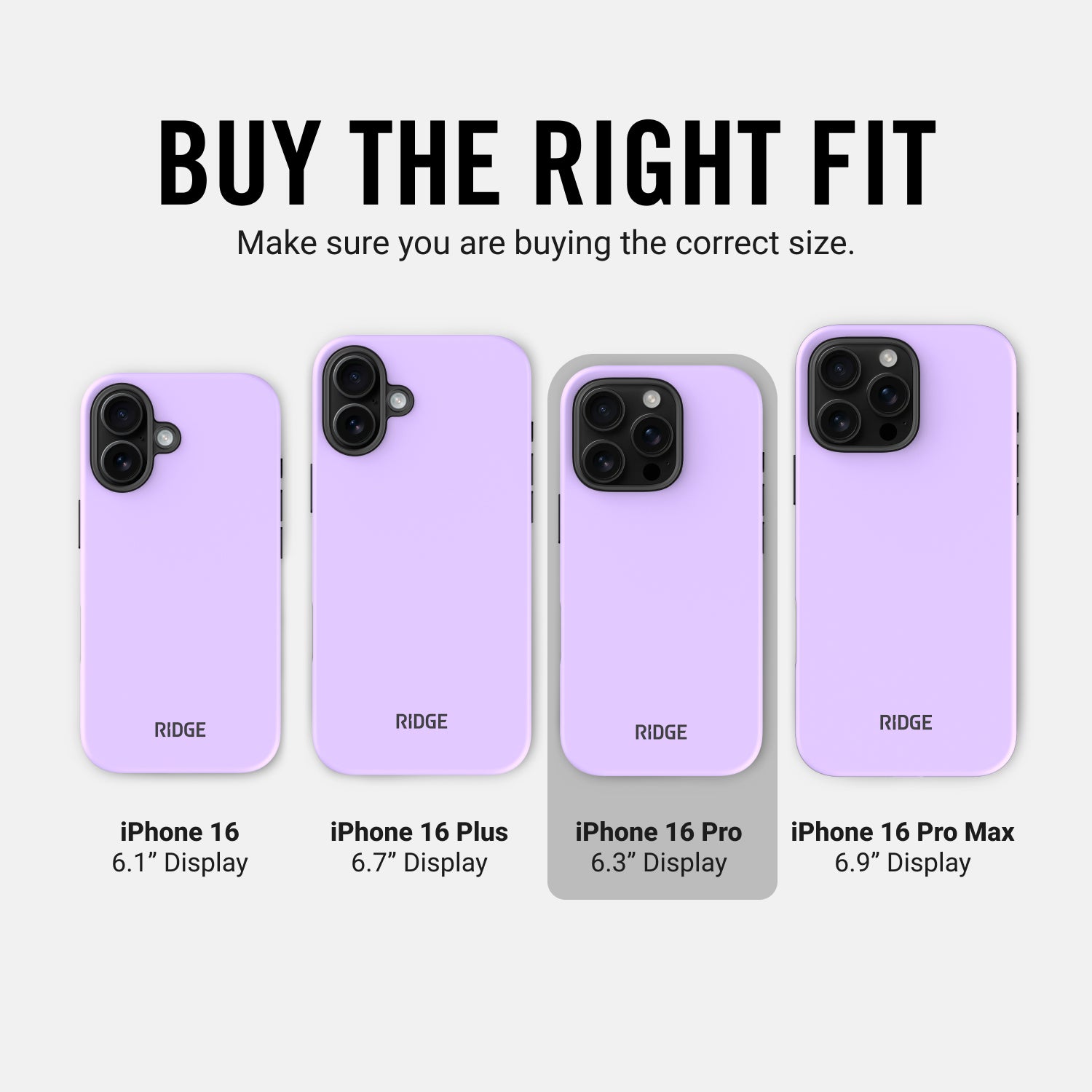 Ridge Phone Case - Lavender