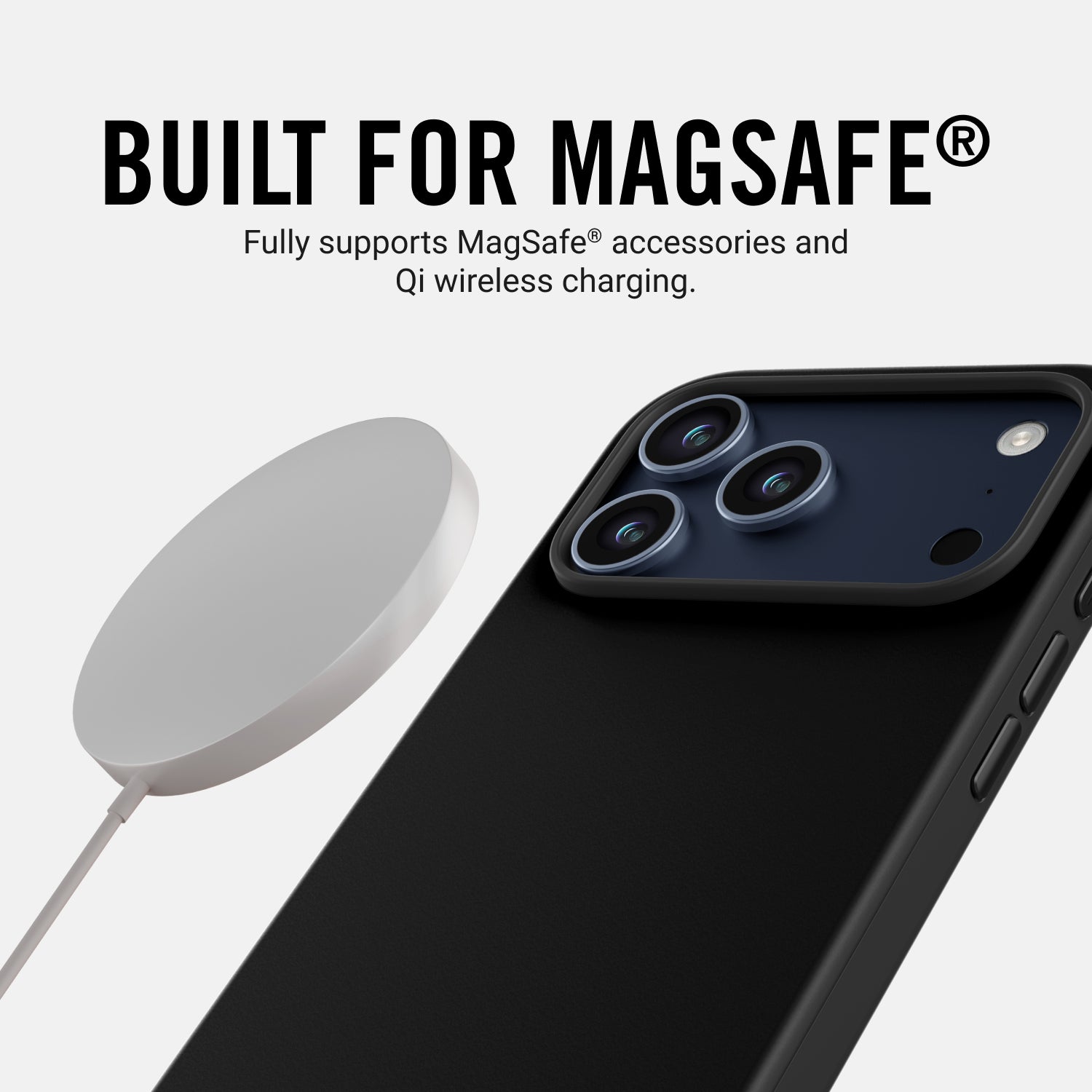 iphoneXS Max / 17PRO Max Matte Black 外装 Ridge Phone Case - Matte Black - iPhone 17 Pro Max