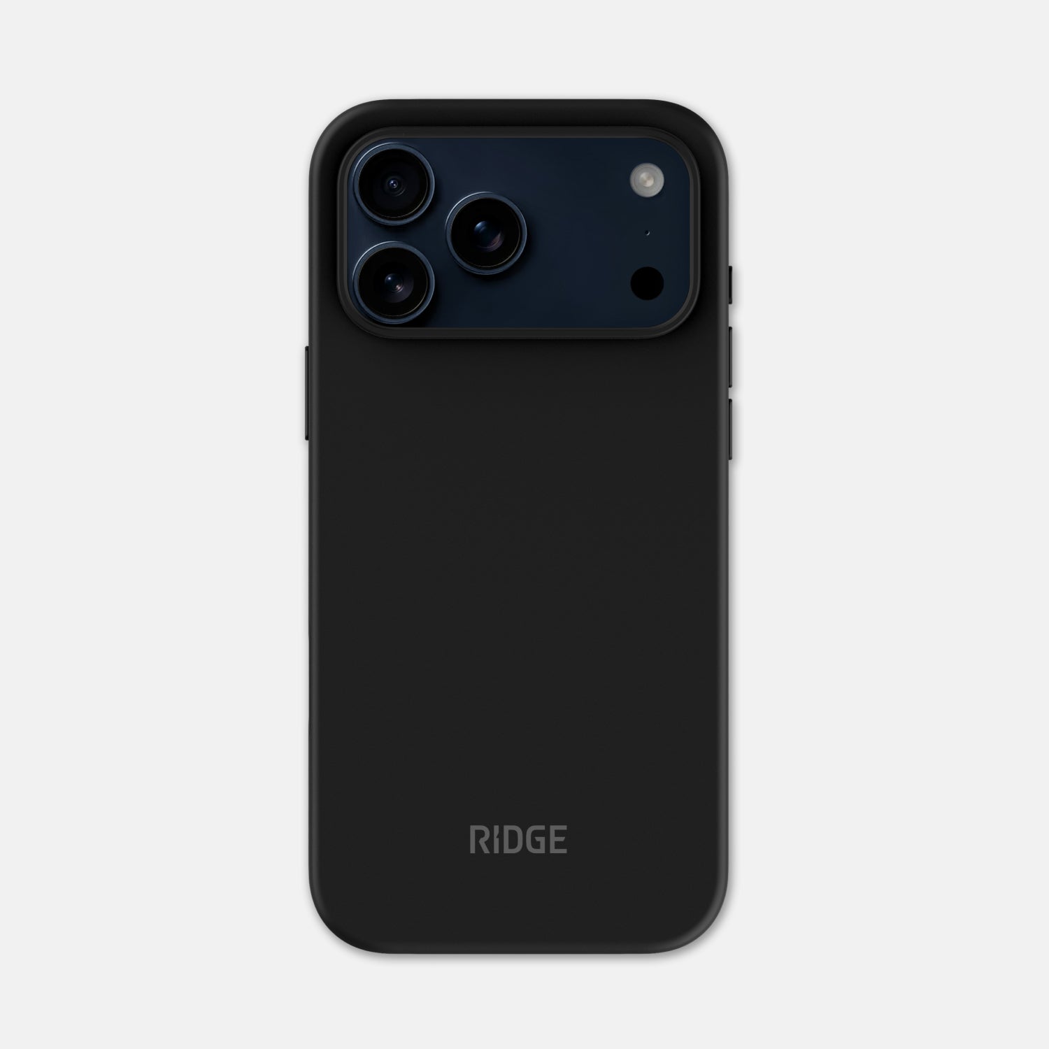 iphoneXS Max / 17PRO Max Matte Black 外装 Ridge Phone Case - Matte Black - iPhone 17 Pro Max
