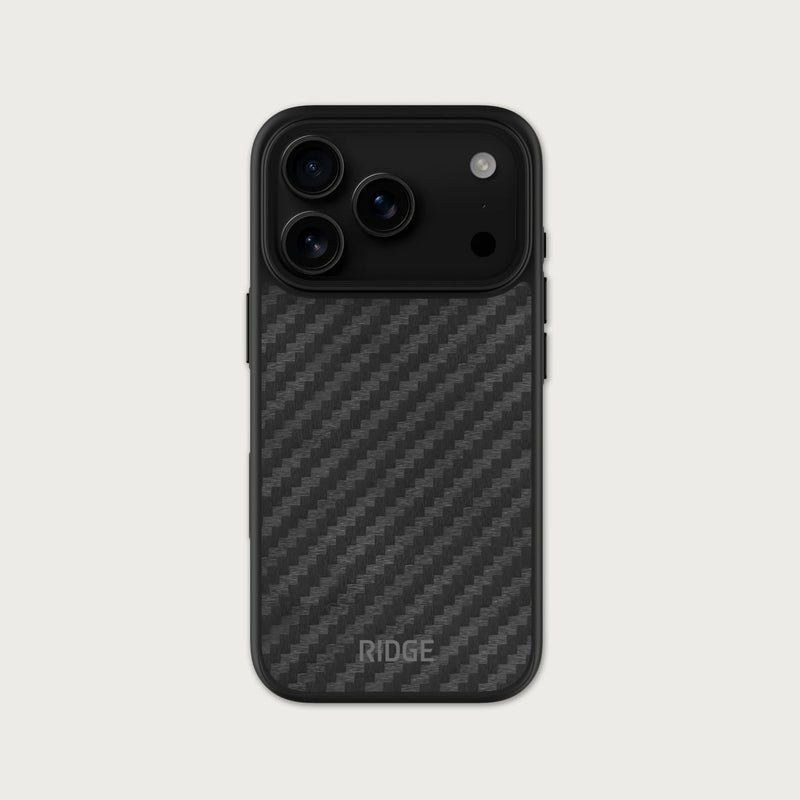 Ridge Phone Case - iPhone 18 Pro - Carbon Fiber 3K