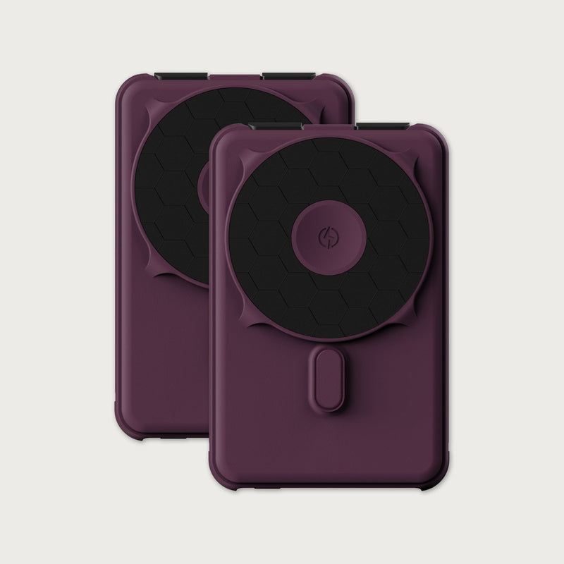 Ridge Power Bank - 10k mAh Bundle - Dark Cherry - 2-Pack