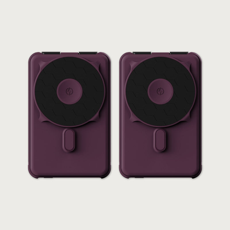 Ridge Power Bank - 10k mAh Bundle - Dark Cherry - 2-Pack