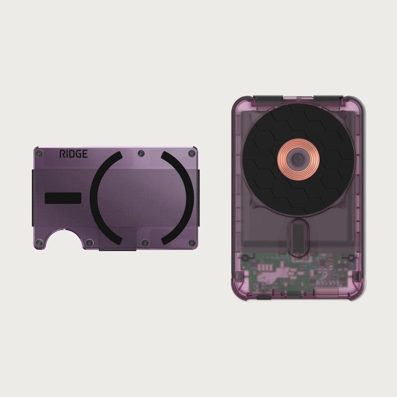 Ridge Wallet for MagSafe + Power Bank - Atomic Purple — image 1
