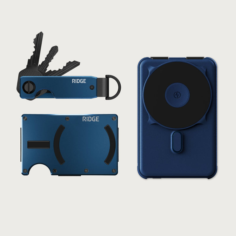 Ridge Wallet for MagSafe + Power Bank + KeyCase - Alpine Navy + Dark Harbor + Alpine Navy — image 1