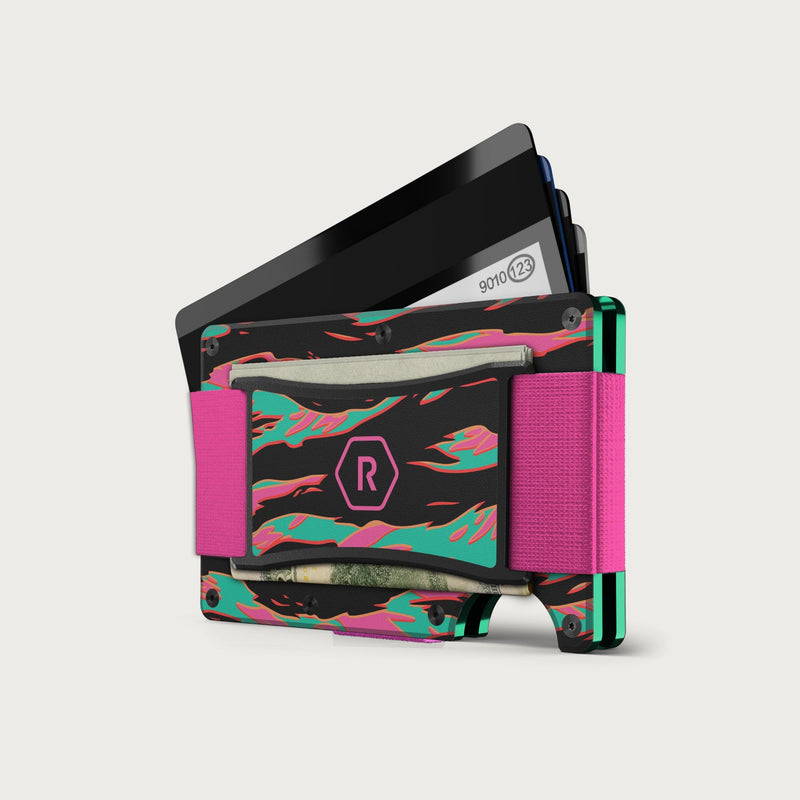 Ridge Wallet for MagSafe + Power Bank + KeyCase - Neon Tiger + Neon Tiger + Royal Black — image 2