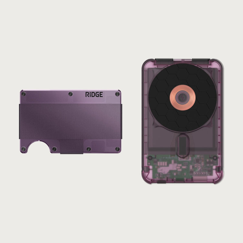 Ridge Wallet + Power Bank - Atomic Purple — image 1