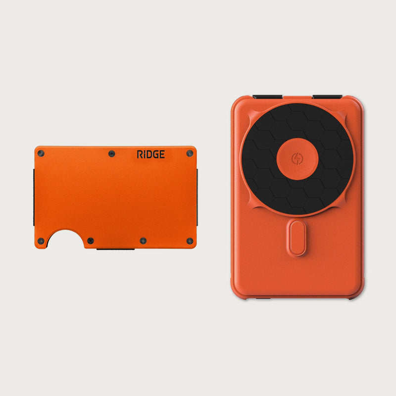 Ridge Wallet + Power Bank - Basecamp Orange — image 1