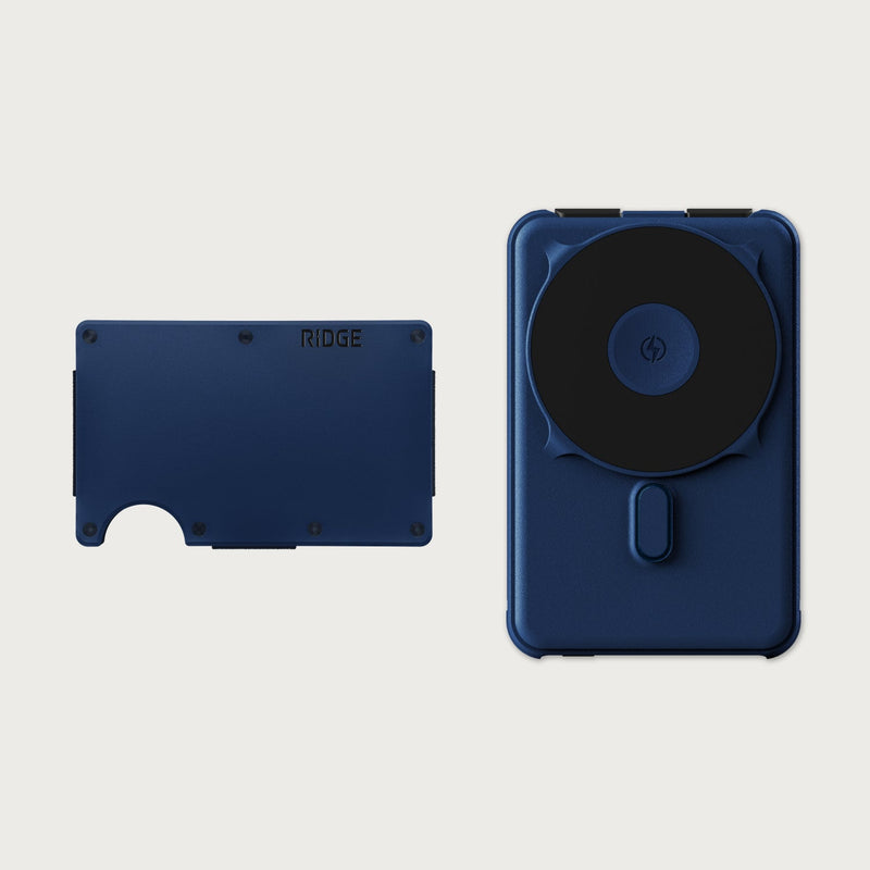 Ridge Wallet + Power Bank - Dark Harbor — image 1