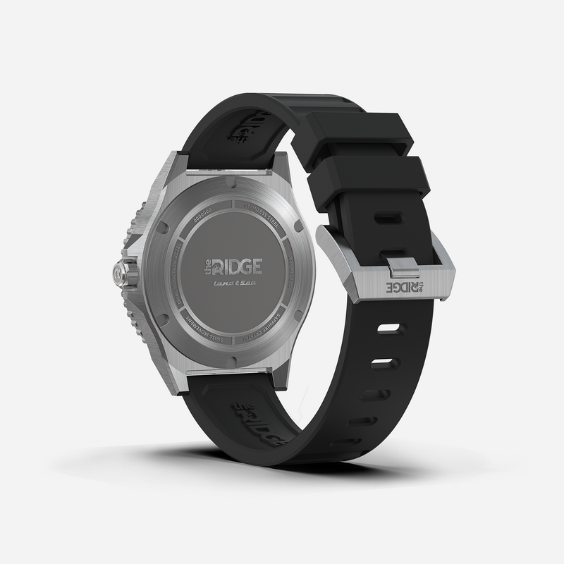 The Ridge Land & Sea GMT Watch: Royal Black